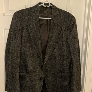 Wool tweed herringbone blazer Adam’s Row